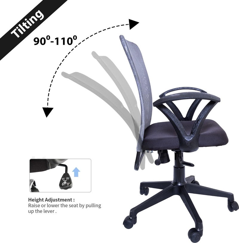 AUGASTRA A018 Mesh Office Executive Chair Grey DIYDoItYourself - Image 4