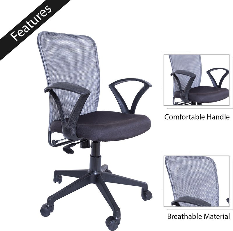 AUGASTRA A018 Mesh Office Executive Chair Grey DIYDoItYourself - Image 5
