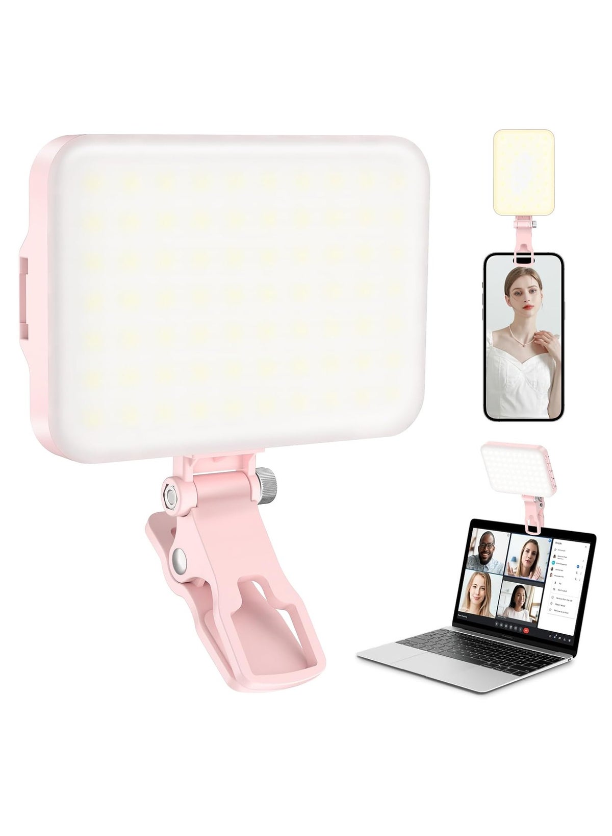 Generic 60 LED Portable Selfie Light Video Conference Lighting with ...