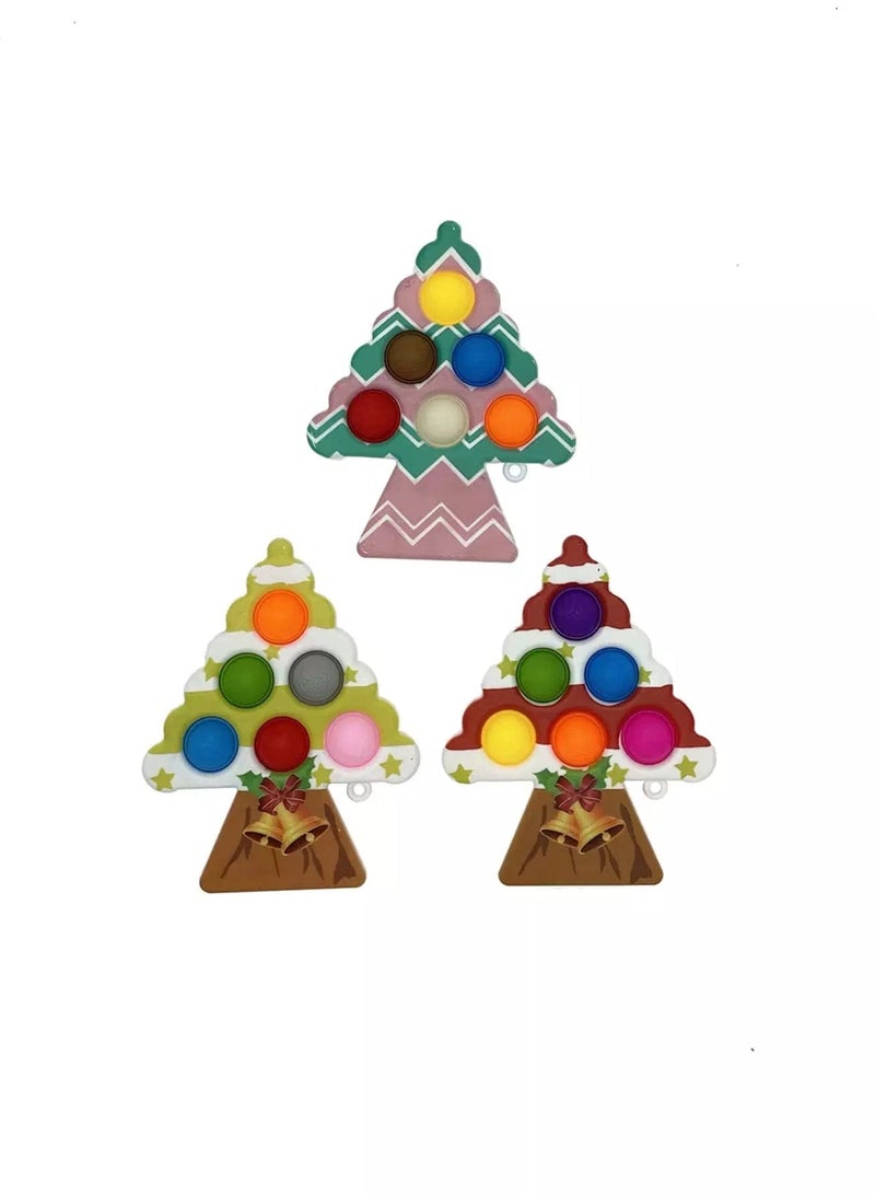 Generic 1pc Christmas Tree Shaped Random Push Pop Bubble  - Image 2