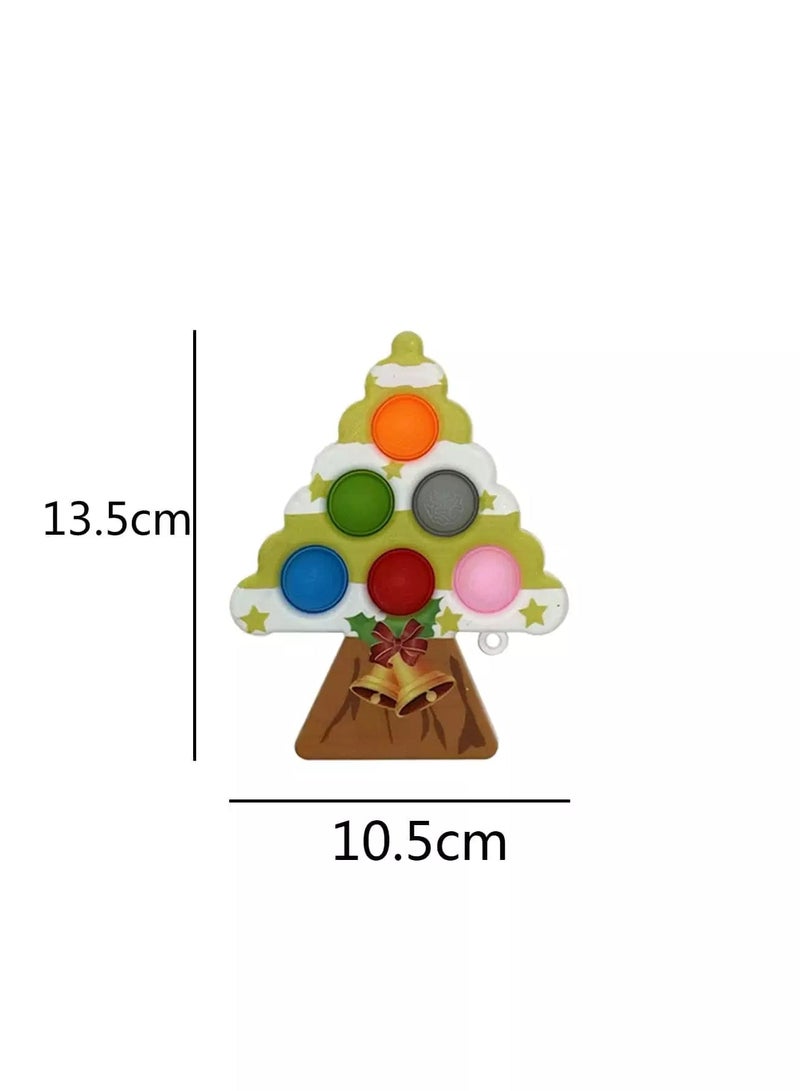 Generic 1pc Christmas Tree Shaped Random Push Pop Bubble  - Image 3