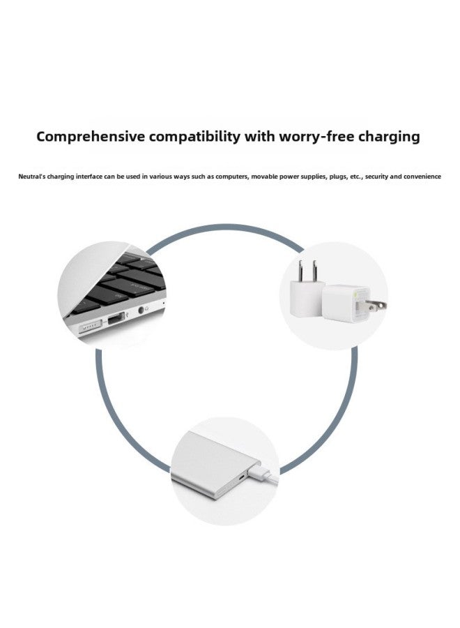 Yushuo Usb Single Lamp Portable Portable Lamp Laptop Keyboard LED Lamp Table Lamp Night Light Outdoor Reading Lamp-Color:20cm Metal Hose-USB Extension Cord - Image 4