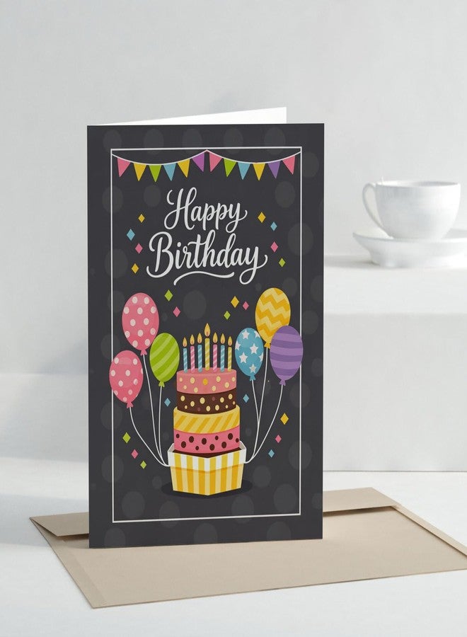 MAKEPHOTOGIFTS Happy Birthday Greeting Card for Husband | A5 Size Birthday Card with Envelope | 250 GSM Premium Paper | Birthday Card for Husband, Wife & Friend - Image 1