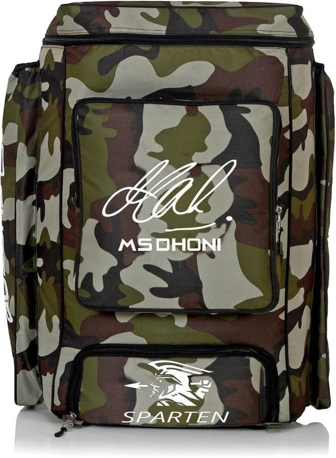 SPARTEN Msd Cricket Kit Bag with Heavy Material Fabric Nylon Material (Green Army) - Image 5