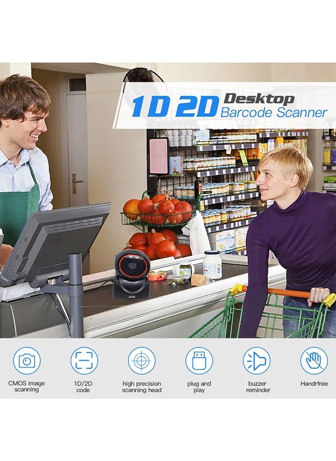 Generic - 2D Desktop barcode scanner high-quality to read all types of Barcodes&QR /CX30 - Image 1