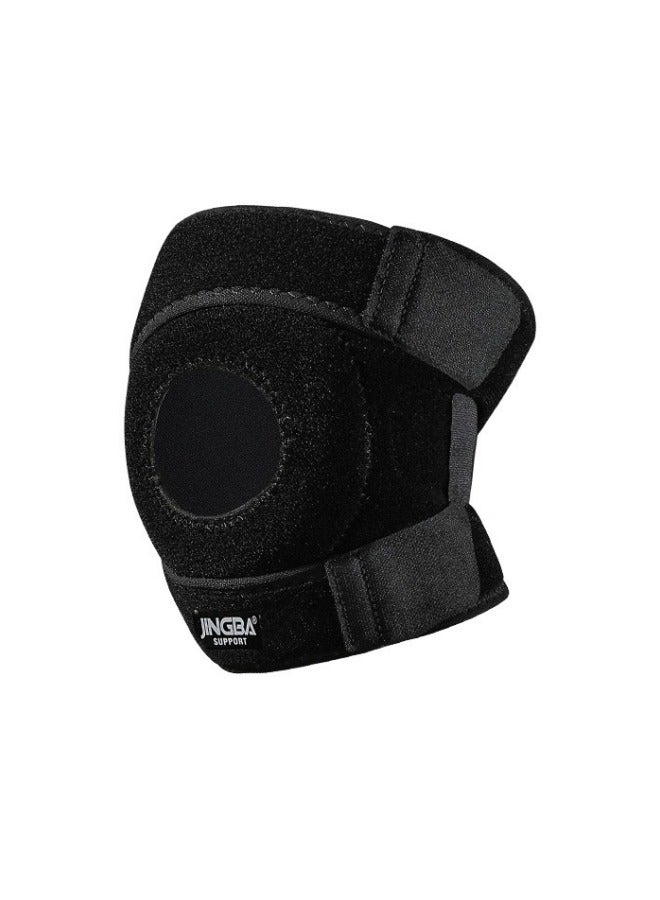 JINGBA SUPPORT 1-Piece Patella Knee Braces Adjustable Knee Braces for Knee Pain Prevention and Relief Neoprene Knee Braces Running Support Straps Patella Stabilizer Braces for Running Gym Basketball - Image 2