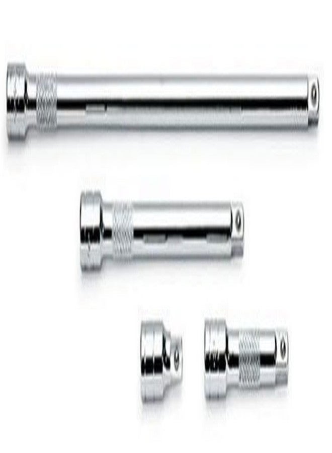 SK Tools USA 3/8" Drive, 4 Piece Chrome Extension Set | 4514 - Image 2