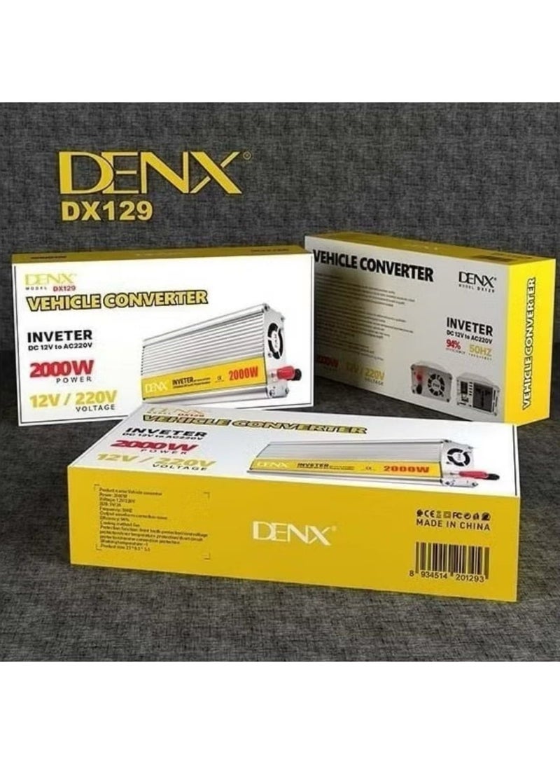 Denx 12v to 220v 2000W Car Power Inverter - Image 3