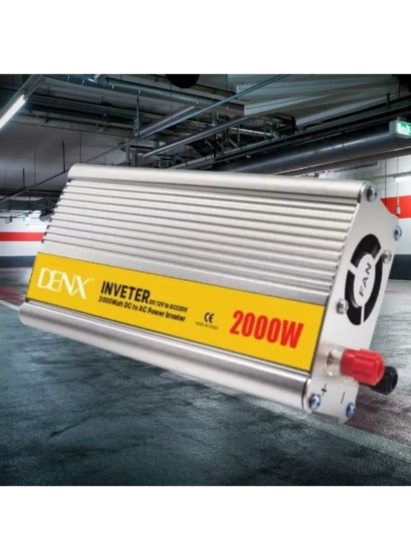 Denx 12v to 220v 2000W Car Power Inverter - Image 4