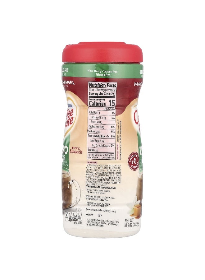 Coffee Mate, Powder Coffee Creamer, Zero Sugar, Vanilla Caramel, 10.2 oz (289.1 g) - Image 2