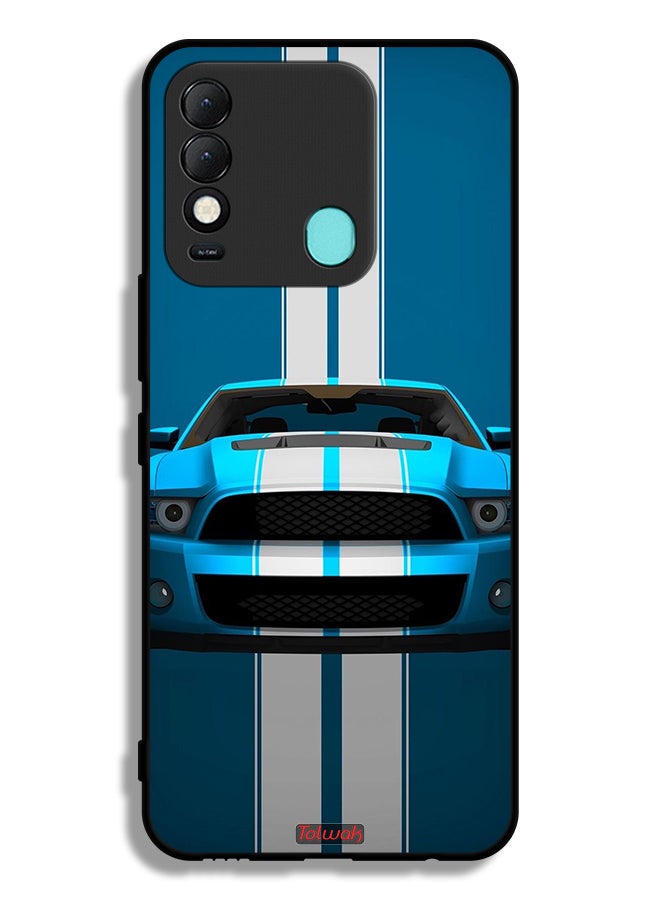 Tolwak Tecno Spark 8 Protective Case Cover Car Abstract Art - Image 2