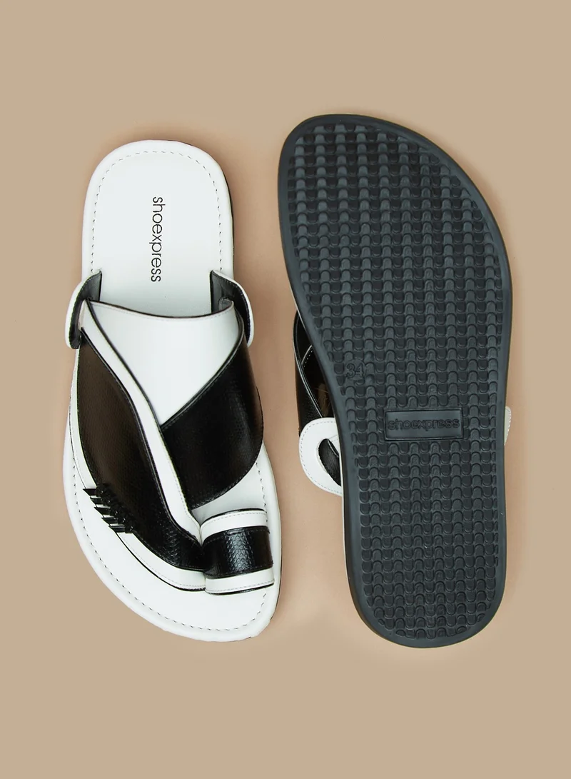 شو اكسبرس Colourblock Slip On Arabic Sandals