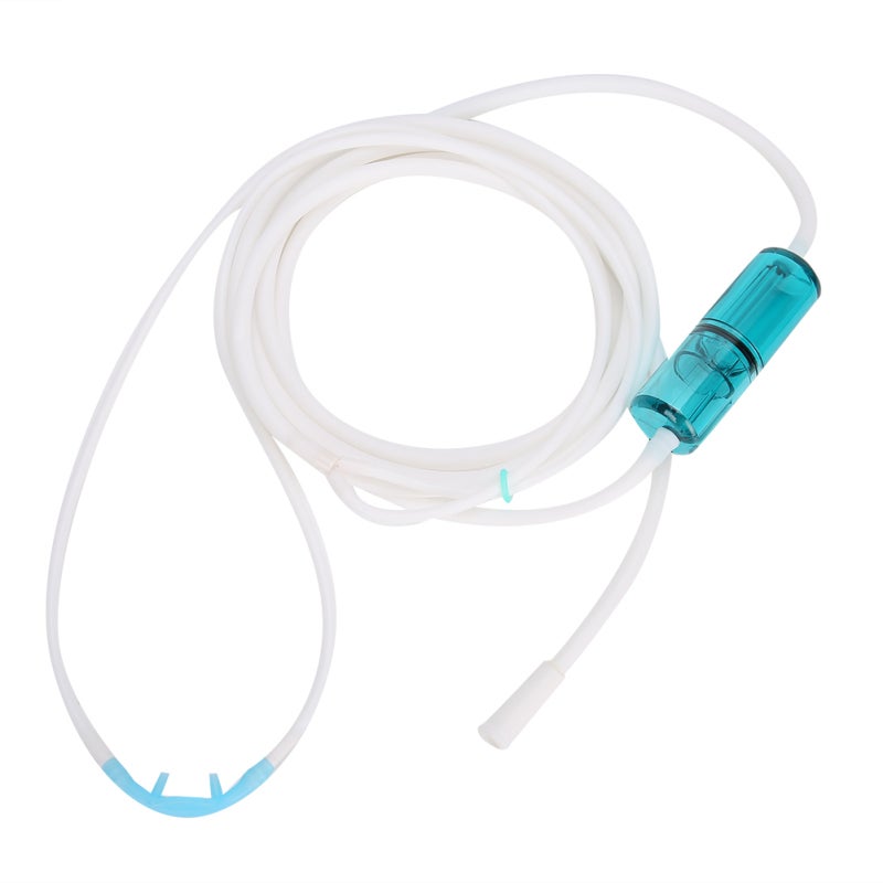 Soft Oxygen Tube High Elasticity No Deformation Adjustable Nasal Cannula - Trumpet Shaped Interface Removable Nasal Head With Detachable Water Collector for Home Oxygen Use - Image 2