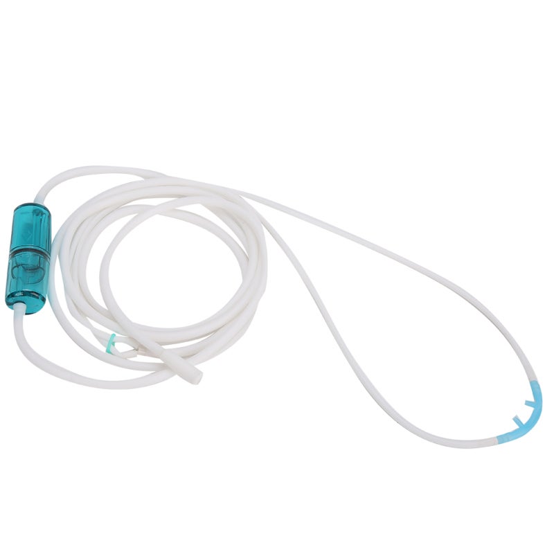 Soft Oxygen Tube High Elasticity No Deformation Adjustable Nasal Cannula - Trumpet Shaped Interface Removable Nasal Head With Detachable Water Collector for Home Oxygen Use - Image 3