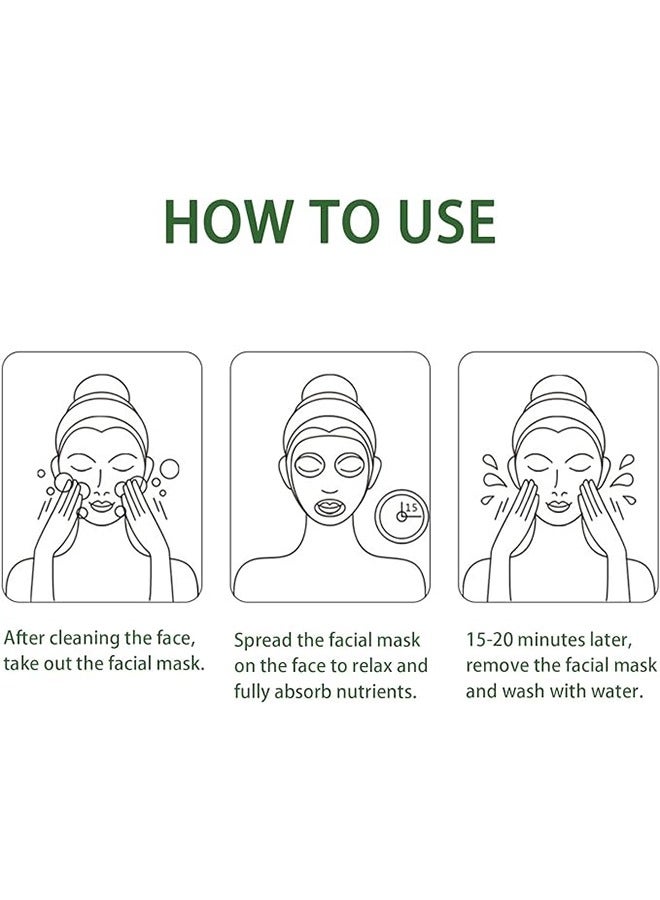 ROREC 5-Piece Natural Skin Care Face Mask Set，Hydrate, Brighten, Moisturize,Soothe for All Skin Types - Image 5