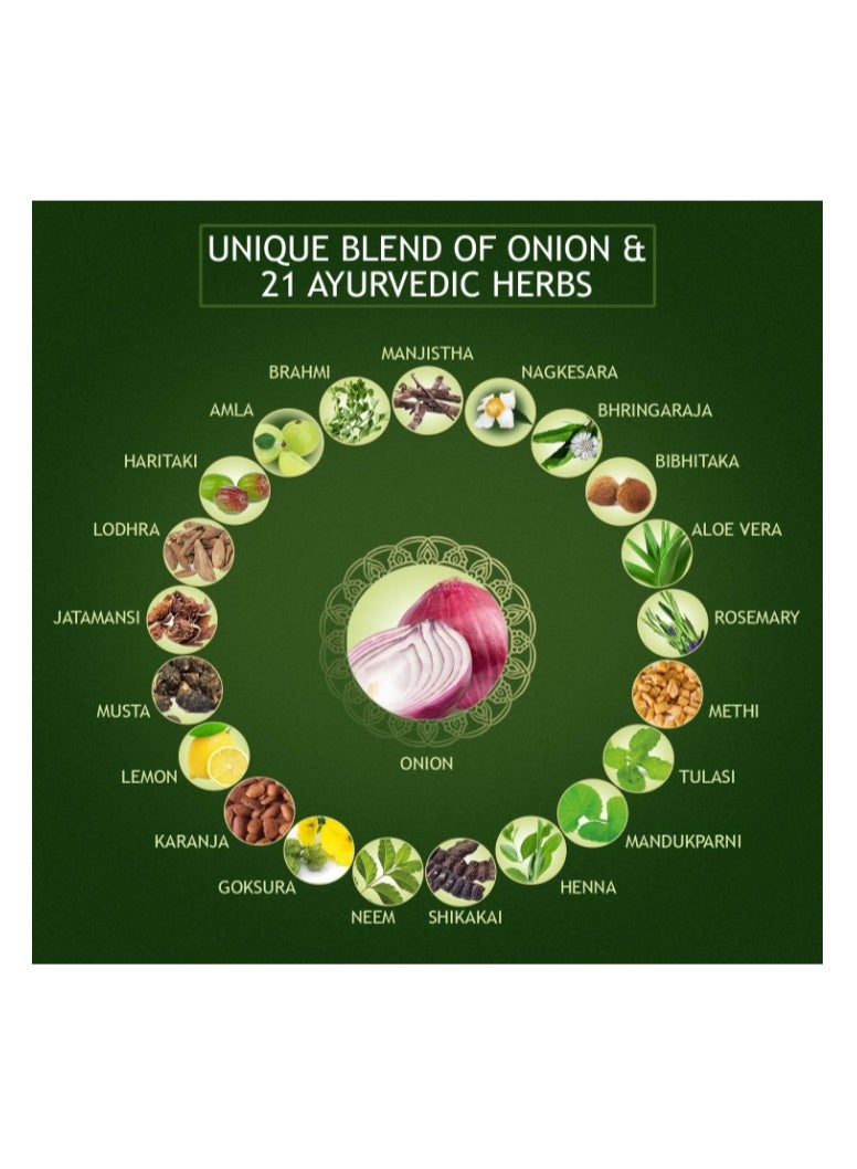 Kesh King Organic Onion Shampoo with Curry Leaves, Reduces Hairfall & Boosts Hair Growth - 600ml - Image 4