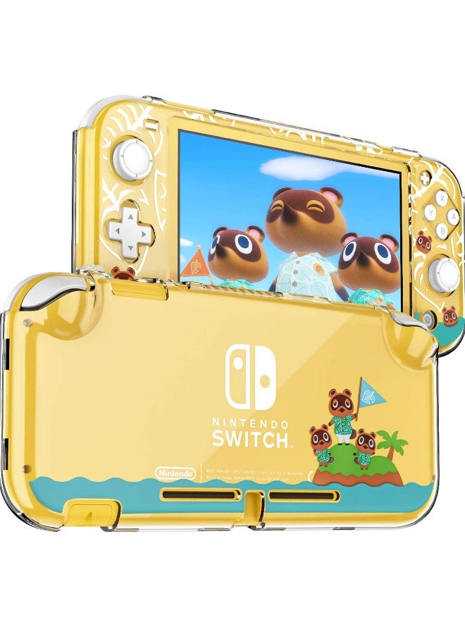 Compatible Hard Case for Nintendo Switch Lite, Rigid PC Transparent Split Design, Shock Resistant and Scratch Resistant, Perfect for Animal Crossing Enthusiasts. - Image 1