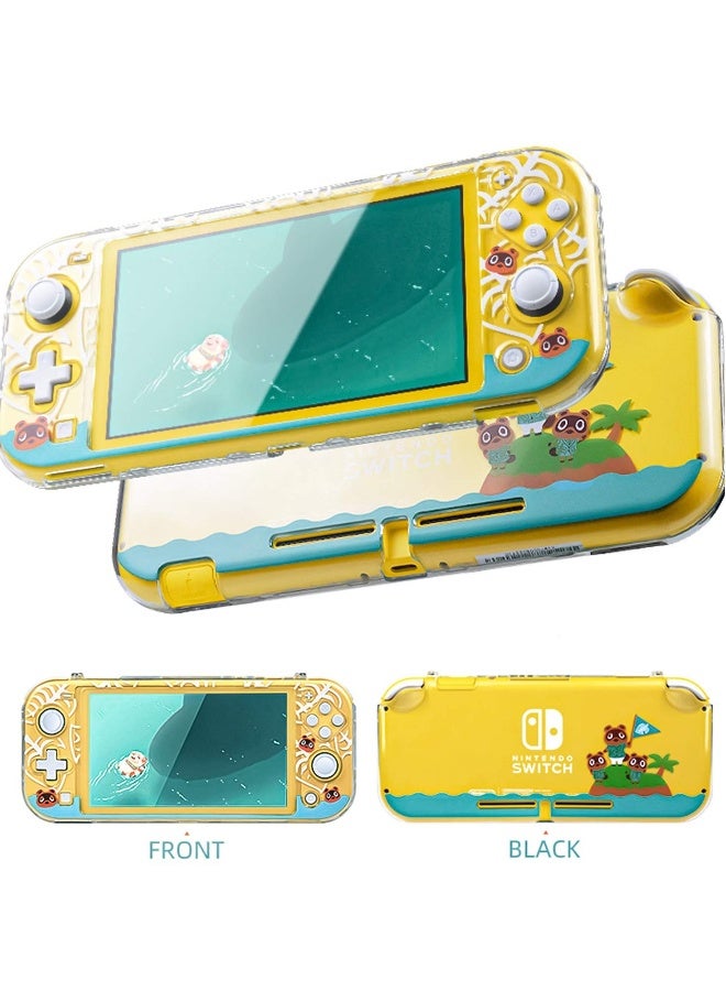 Compatible Hard Case for Nintendo Switch Lite, Rigid PC Transparent Split Design, Shock Resistant and Scratch Resistant, Perfect for Animal Crossing Enthusiasts. - Image 5