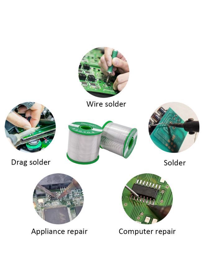 NIBEMINENT Solder Wire With Rosin For Electrical Soldering Silver 0.05kg - Image 5