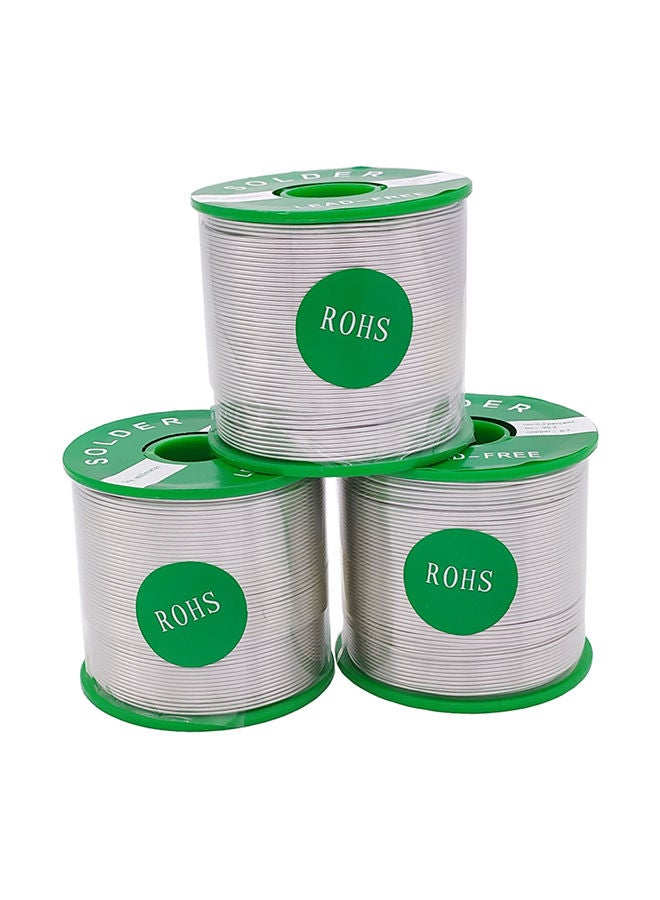 NIBEMINENT Solder Wire With Rosin For Electrical Soldering Silver 0.05kg - Image 2