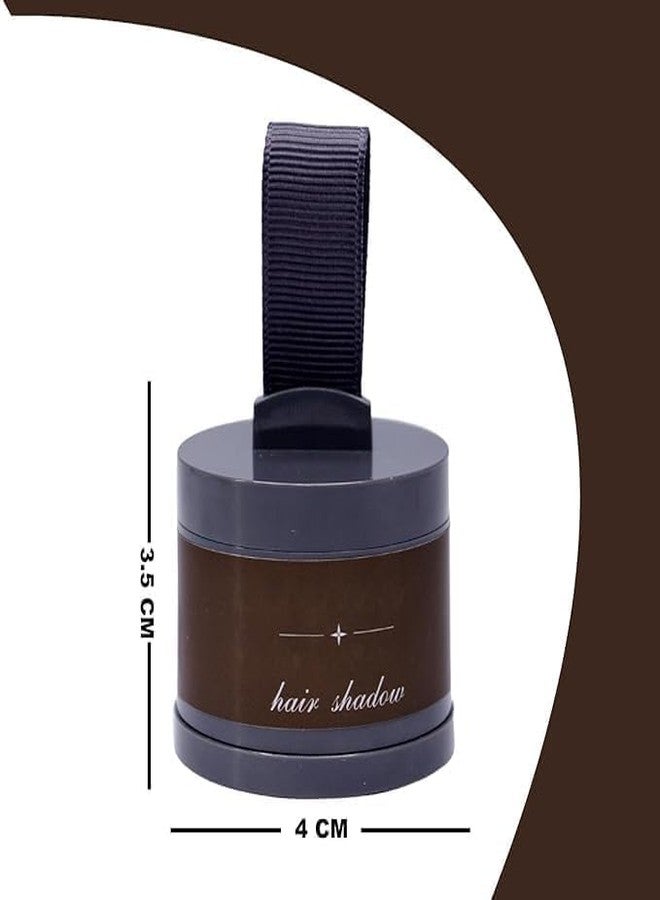 GLAN Men And Women Hair Loss And Root Cover Up Concealer Waterproof Hair Shading Powder For Parties And Casual Use (Dark Brown, Small) - Image 1