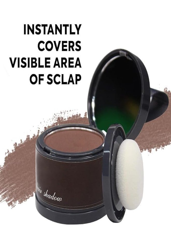 GLAN Men And Women Hair Loss And Root Cover Up Concealer Waterproof Hair Shading Powder For Parties And Casual Use (Dark Brown, Small) - Image 3