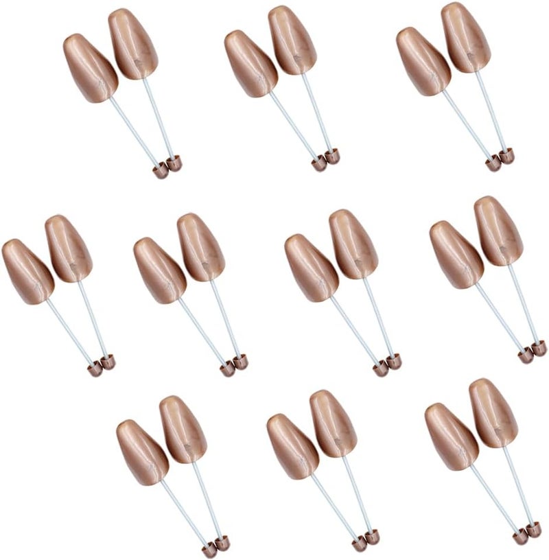 EchoDone 10 Pairs Plastic Shoe Tree Stretcher Shaper for Men - Image 1
