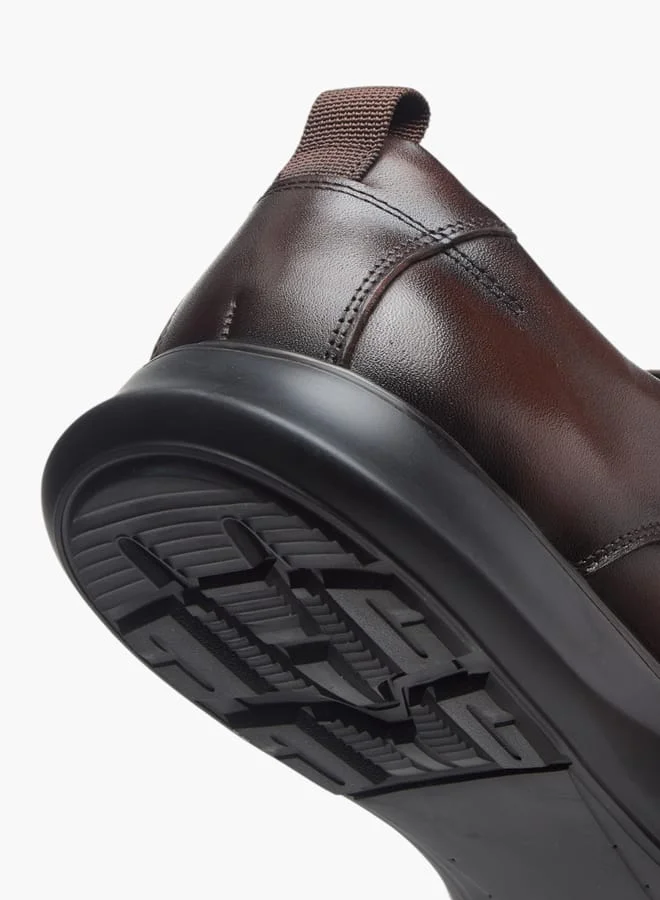 Le Confort Men Solid Lace-Up Derby Shoes