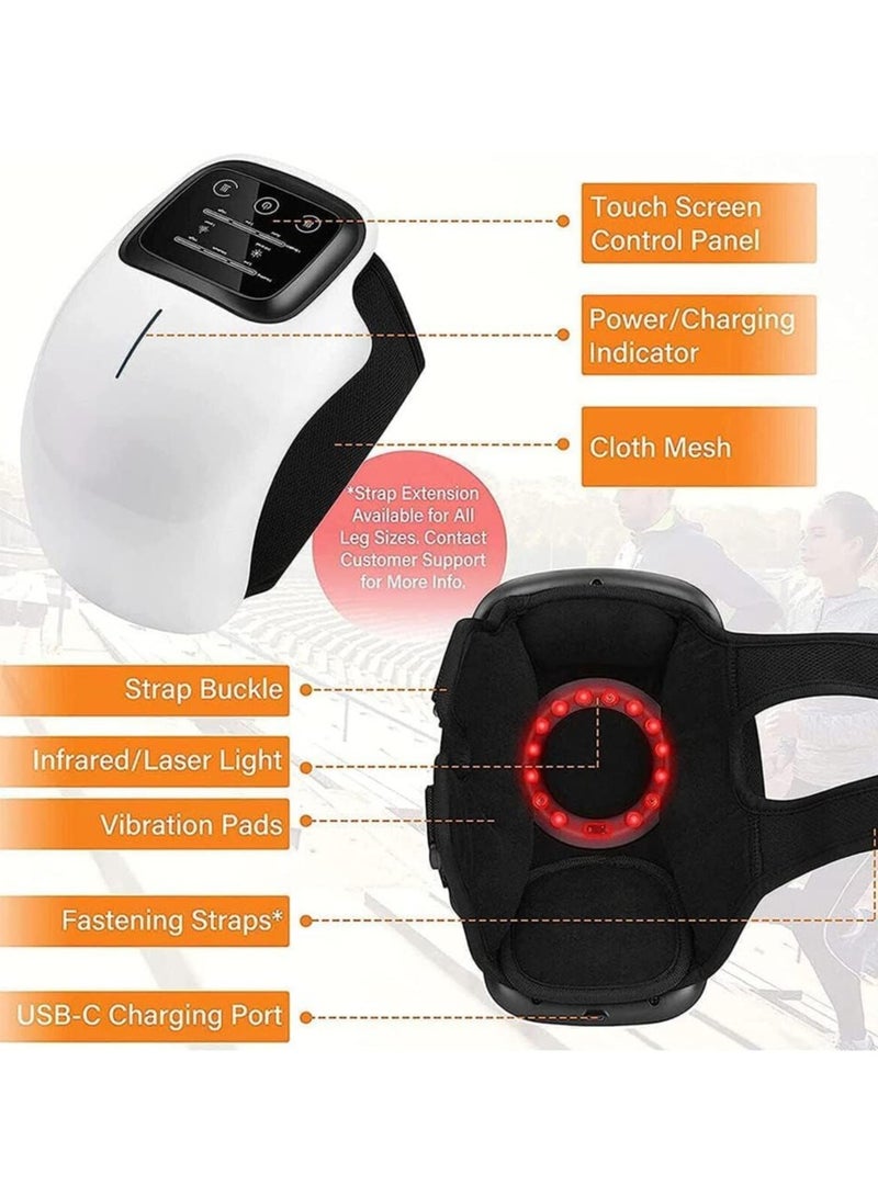 general knee Massager for Pain Relief,Knee Massager with Heat and red Light Therapy,Rechargeable kneebliss red Light Massager,Knee Therapy for Knee Pain (1pcs) - Image 3