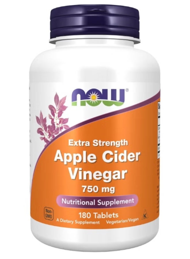 Apple Cider Vinegar Extra Strength 750mg Tablets – 180 Tablets