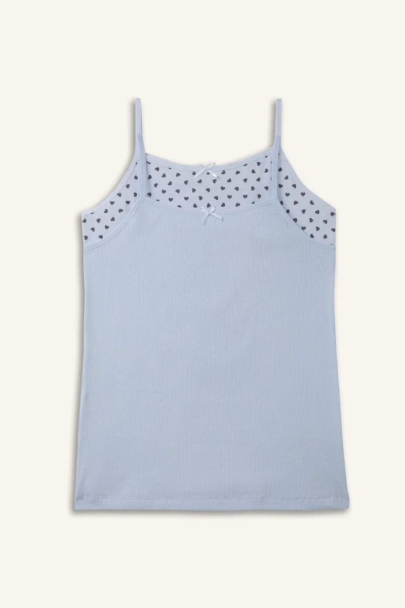 ديفاكتو Girl 2 piece Regular Fit Ribana Tank Top