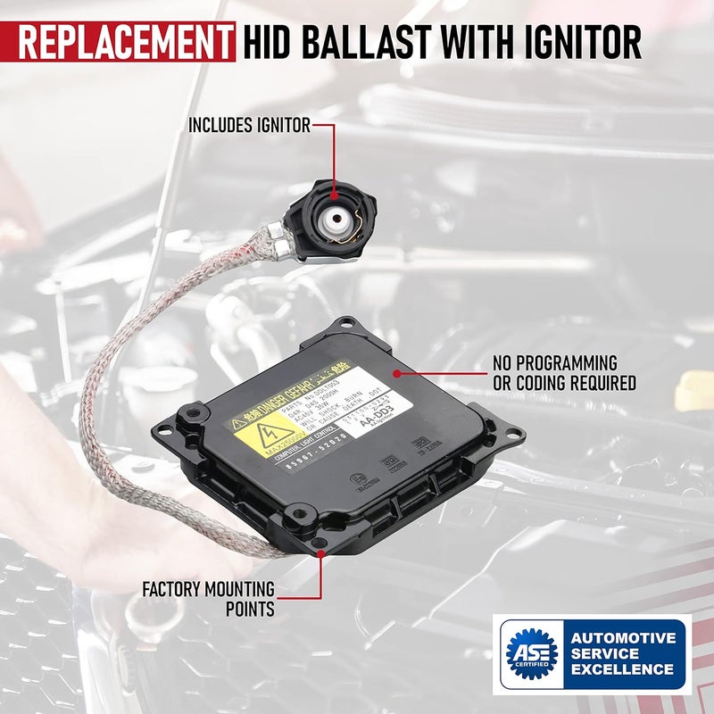AA Ignition HID Ballast with Ignitor - Xenon Headlight Control Unit for Toyota and Lexus Vehicles - Image 4