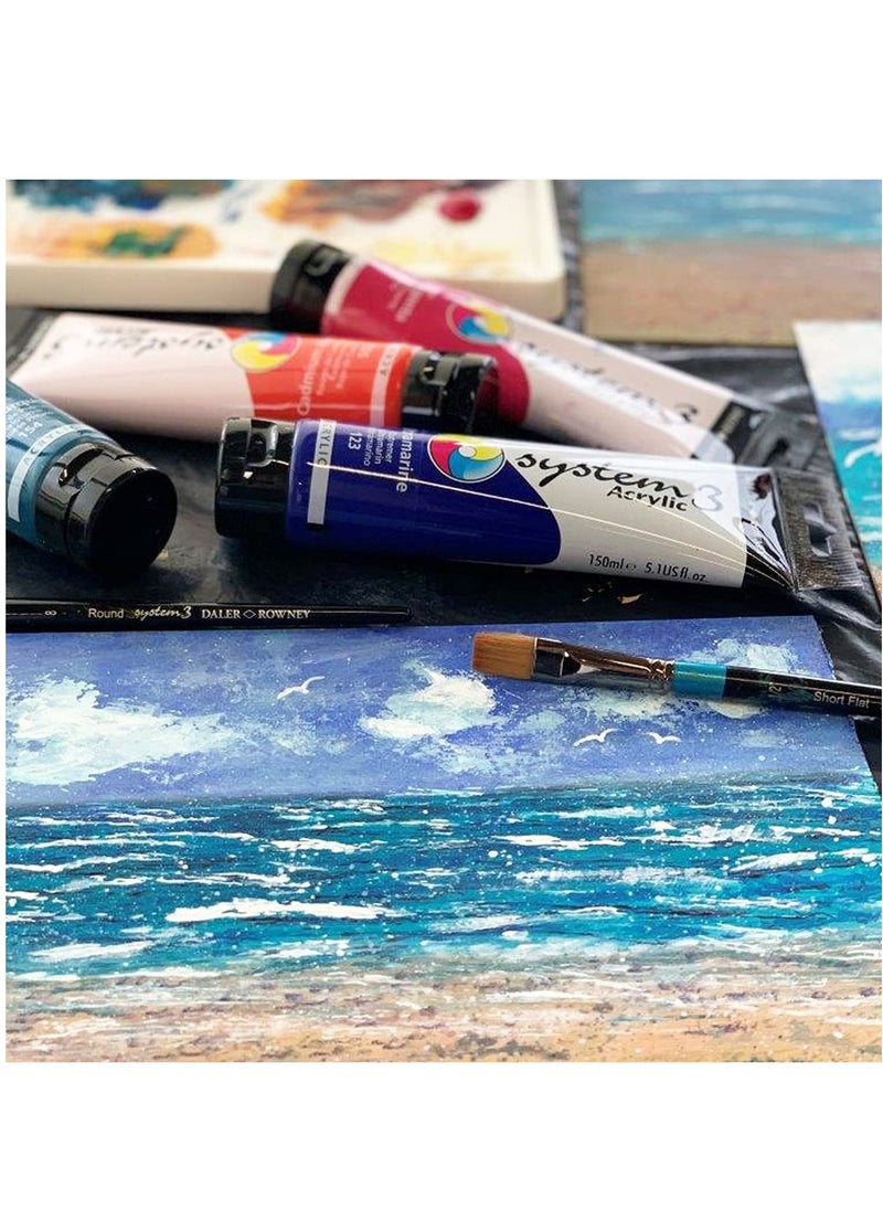Daler Rowney System3 Acrylic Paint Tube 59ml Process Yellow  - Image 5