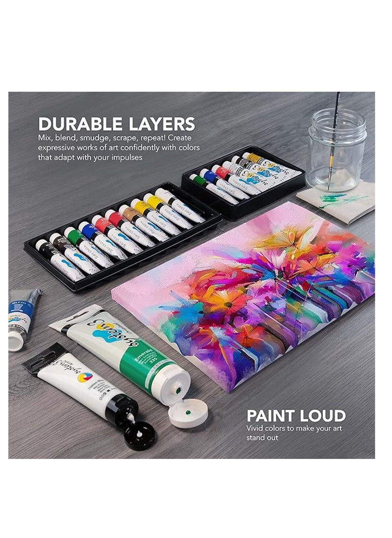 Daler Rowney System3 Acrylic Paint Tube 59ml Process Yellow  - Image 4