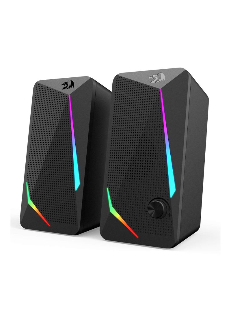 Redragon GS510 Waltz Gaming PC Stereo Speaker with RGB - Image 1