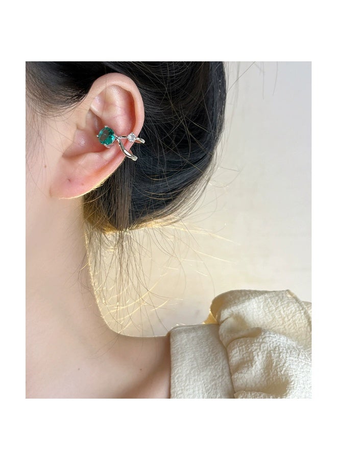 Goolsky Sweet Zircon Line Ear Cuff for Women – No Piercing Minimalist Hoop Clip-On Earring, Sparkling Zircons Anti-Tarnish, Non-Pierced Ears Daily/Casual Wear - Image 3