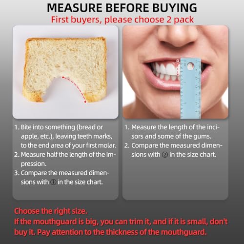 HIAARO 6 Pack Sports Mouthguard, Kids & Youth Mouth Guard with Case for Boxing, MMA, Hockey, Soccer, Basketball, Size S - Image 3