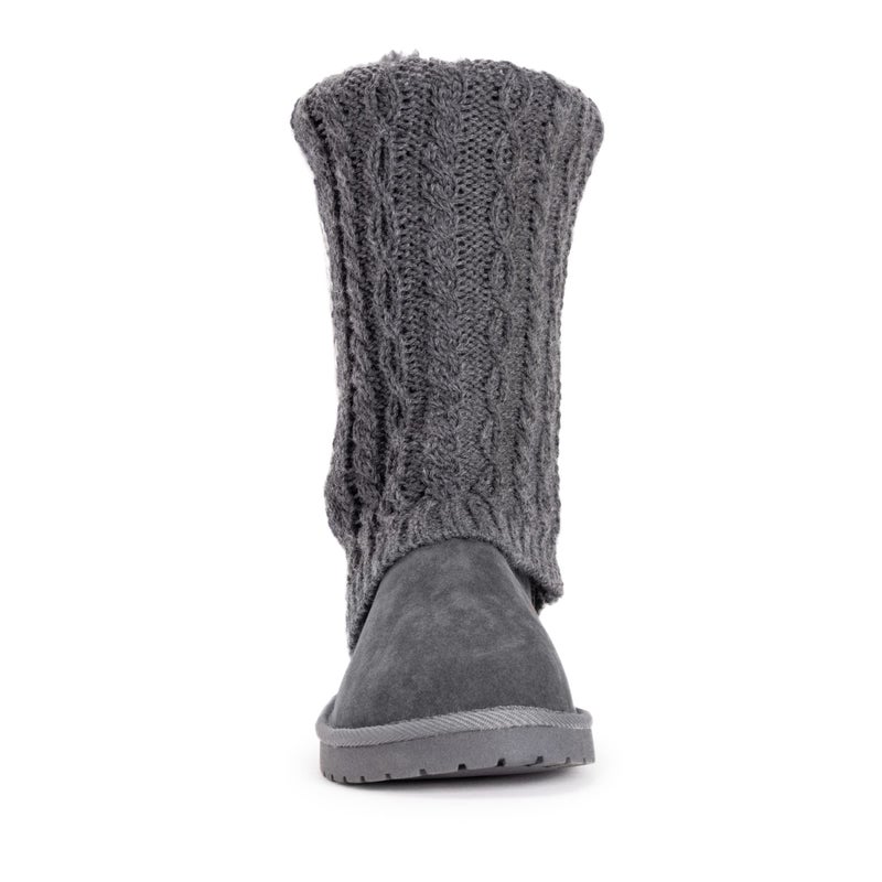MUK LUKS Women's Cheryl Boots, Grey, 8 - Image 2