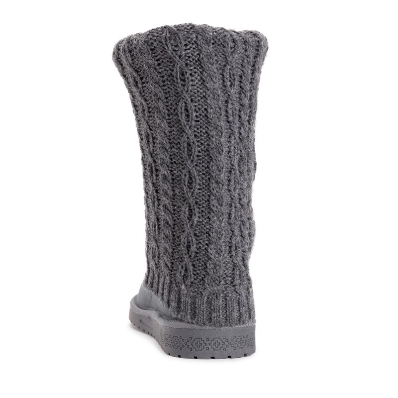 MUK LUKS Women's Cheryl Boots, Grey, 8 - Image 3