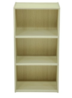 AFT 3-Tier Best | Modern Wooden Open Storage Shelf | Bookcase - Beech Color  - Image 1