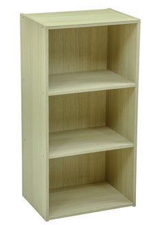 AFT 3-Tier Best | Modern Wooden Open Storage Shelf | Bookcase - Beech Color  - Image 2