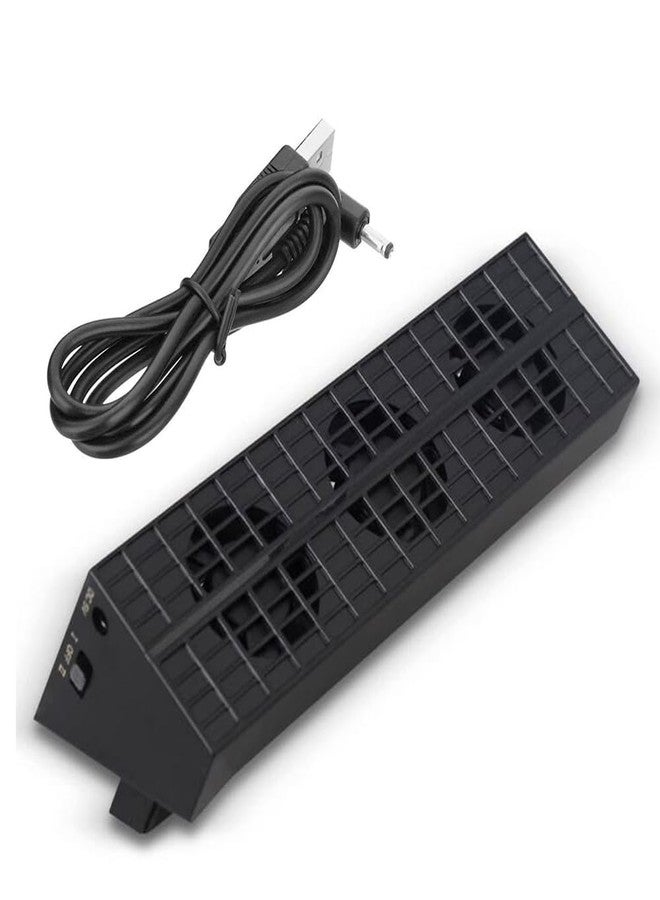 OSTENT External Cooling Fan Turbo Cooler Radiator for Sony Playstation 4 PS4 Slim Console - Image 1