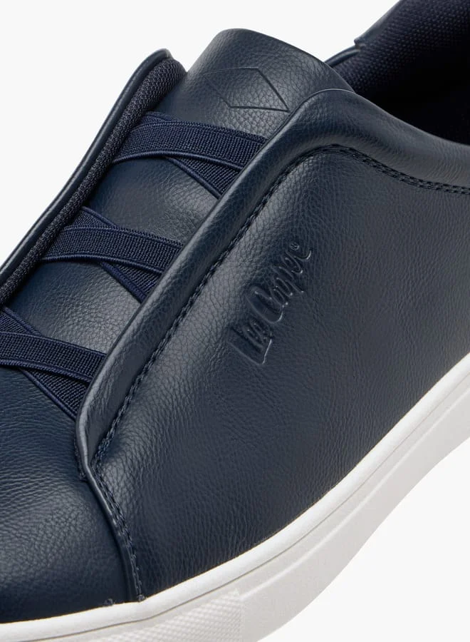 Lee Cooper Men's Cross Strap Detail Slip-On Sneakers