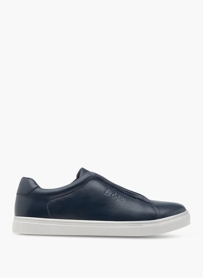 Lee Cooper Men's Cross Strap Detail Slip-On Sneakers