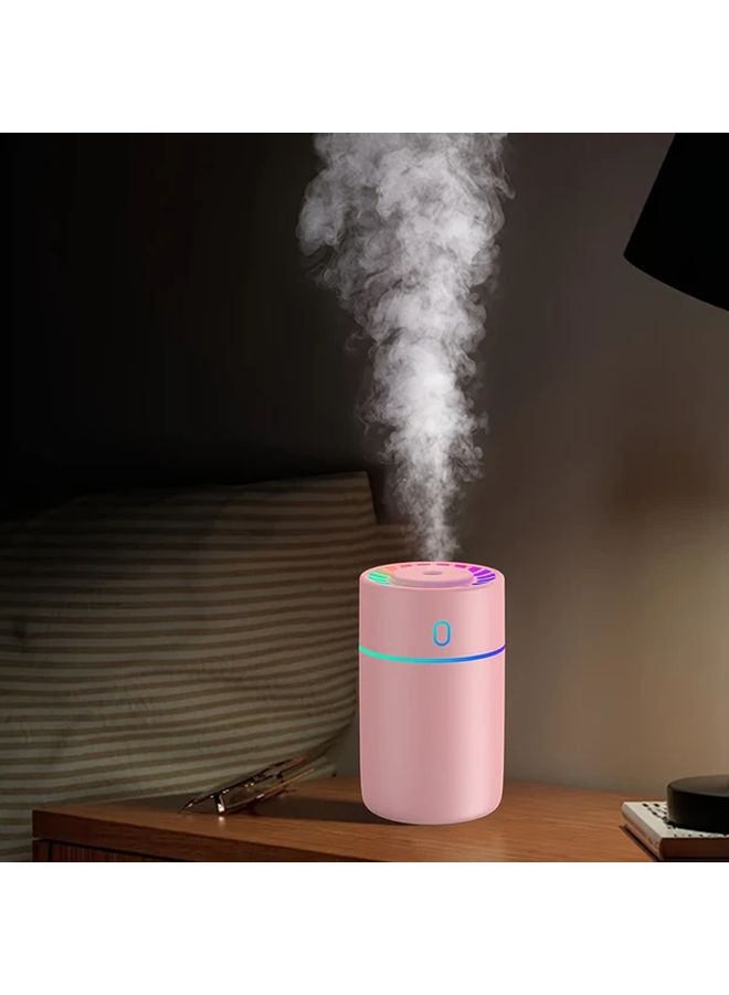 Pink 3 In 1 Car Diffuser Humidifier USB Powered Adjustable Mist LED Light Air Freshener - Image 3