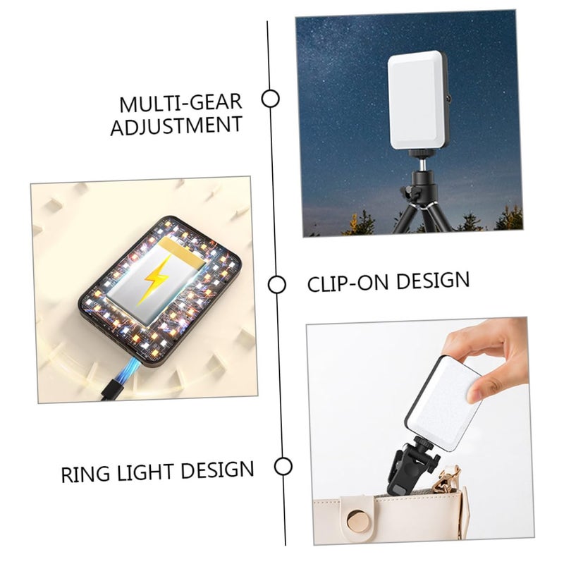 Mini Clip On LED Light For Phone Video Photography Portable RGB Colors - Image 3