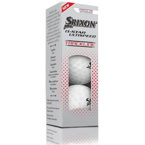 Srixon QStar Ultispeed Track Golf Balls White - Image 3