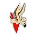 Fan Emblems Wile E Coyote Car Decal Automotive Domed Classic Looney Tunes Logo - Image 2