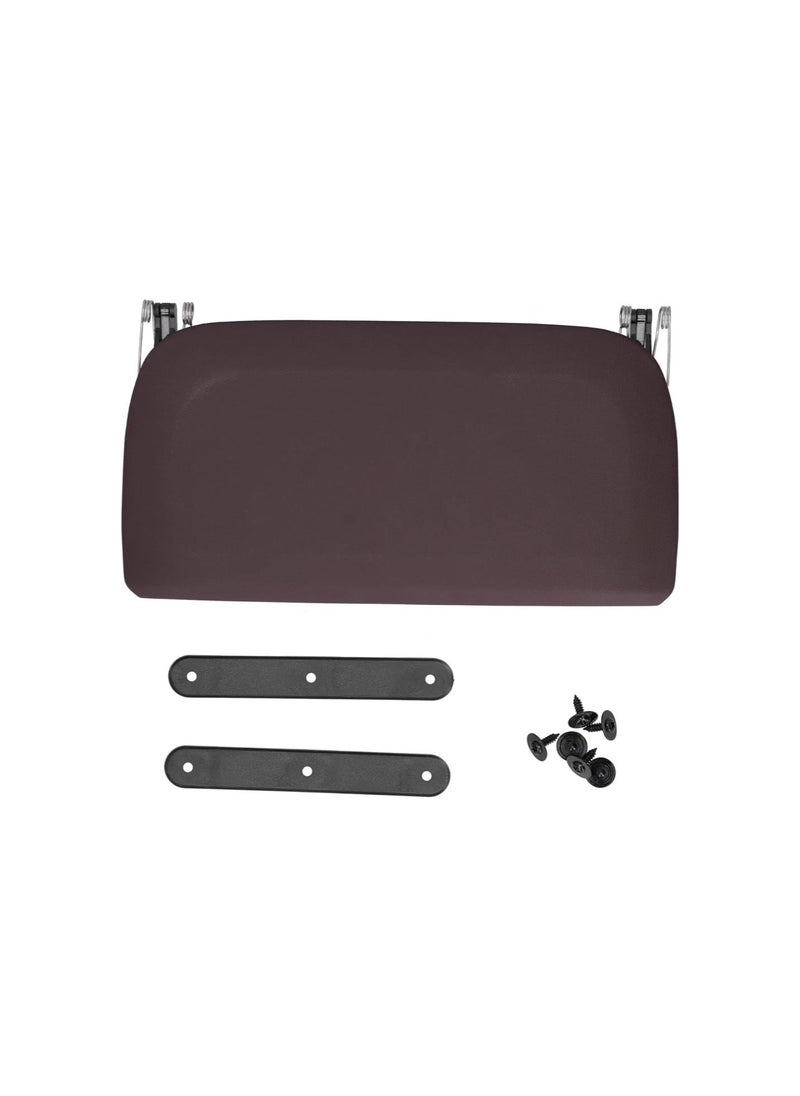 silvercnc - Seat Back Panel Trim Cover Artificial Leather Accessory Fit for 5 7 Series F07 F10 F11 F18 F01(Brown) - Image 1