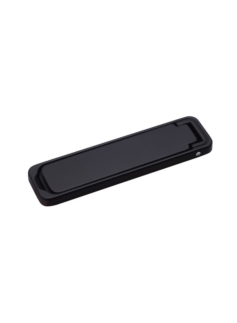 ليكا حامل هاتف محمول معدني صغير قابل للطي 4 قطع - حامل رفيع للغاية، أنيق ومحمول للاستخدام المكتبي وللسفر باللون الأسود والأحمر والأزرق والأبيض - Image 4